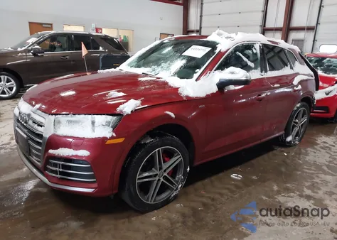 2018 Audi Sq5 3.0T Premium Plus z USA, uszkodzony, nr VIN WA1A4AFY9J2189470